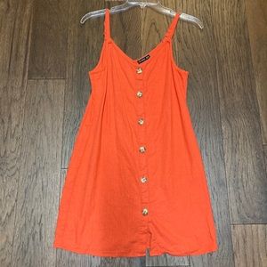 Spaghetti strap cotton sun dress